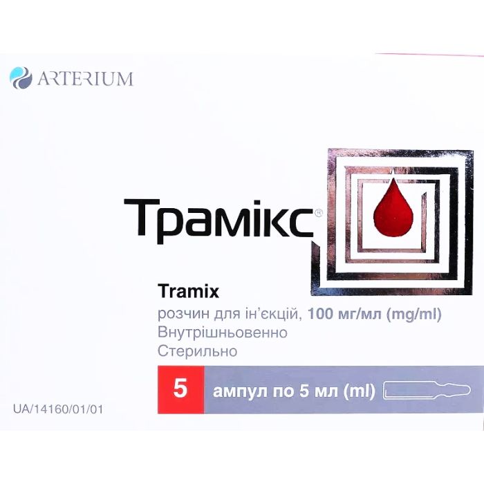 Трамикс раствор для инъекций 100 мг/мл ампулы 5 мл № 5