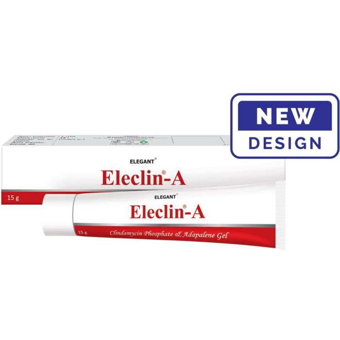 Гель від акне Елеклін-А з кліндаміцином та адапаленом, 15 г