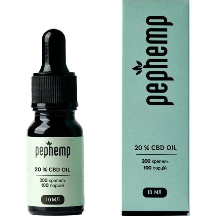 Pephemp Олія 20% СBD Isolate з нейтральним смаком 10 мл
