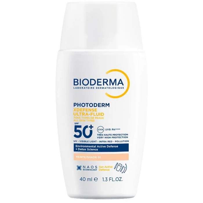 Ультрафлюїд Bioderma (Біодерма) Photoderm XDefense SPF50+ тон 01 40 мл