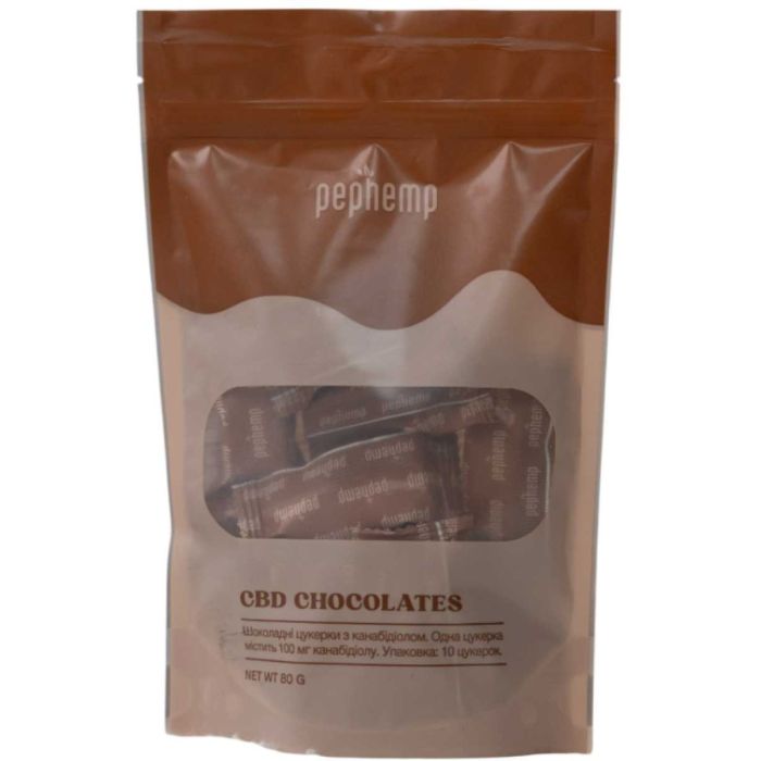 Pephemp CBD Шоколадні цукерки з канабідіолом 80 г