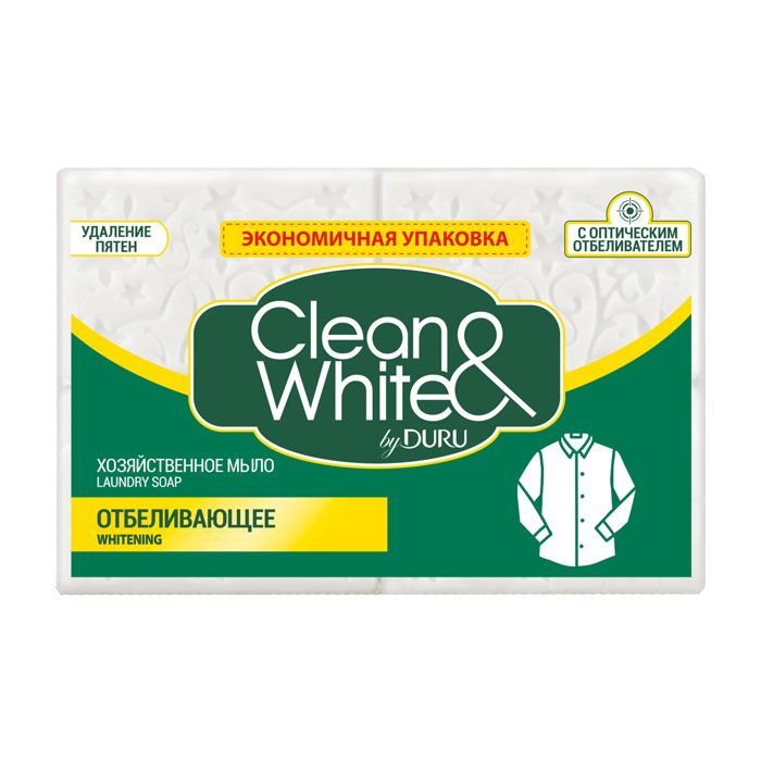 Мыло хозяйственное отбеливающее 4*125 гр=500 гр