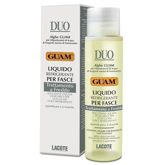 Лосьон GUAM ДУО для насыщения нетканых Охлаждающих лент для обертывания 300 мл