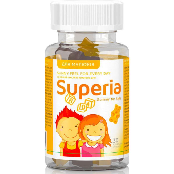 Суперия Гамми для детей жевательные конфеты №30
