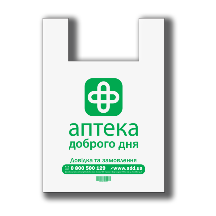 Пакет Аптека Доброго Дня 24*40 см