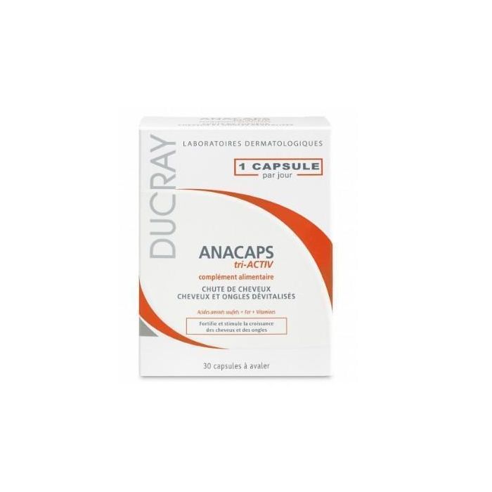  Добавка пищевая Ducray Анакапс Три-Актив №30