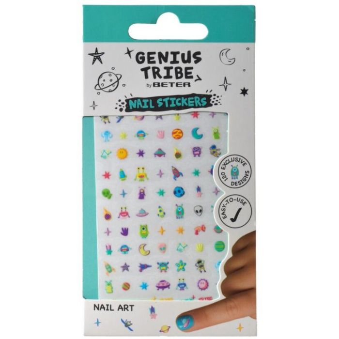 Набір Beter (Бетер) Genius Tribe наклейок для нігтів, 120 шт. фото №1 Набір Beter (Бетер) Genius Tribe наклейок для нігтів, 120 шт.