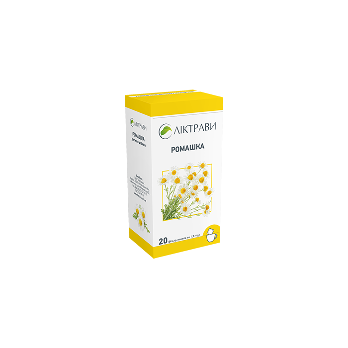 Ромашки квіти по 1,3 г фільтр-пакетах №20