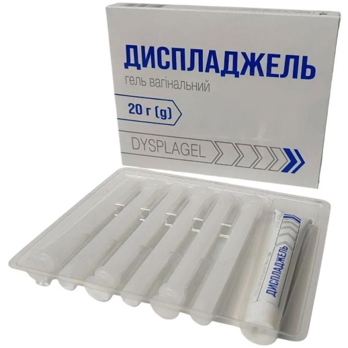 Диспладжель вагінальний гель по 20 г у тубі з аплікаторами №6