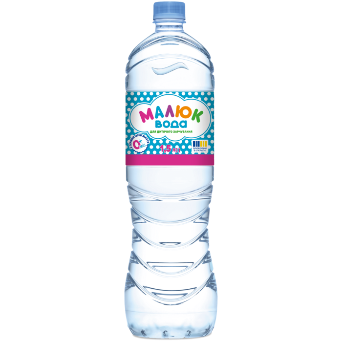 Вода питьевая Малюк детская негазированная, 1,5 л