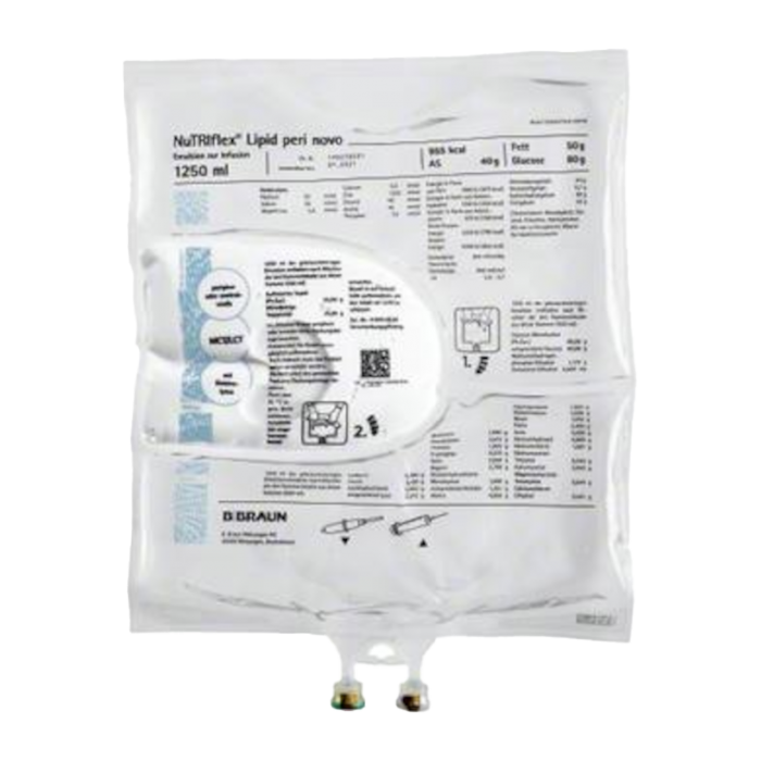 Нутріфлекс Ліпід Пері Ново 1250 мл емульсія, трикамерний пластиковий мішок №5