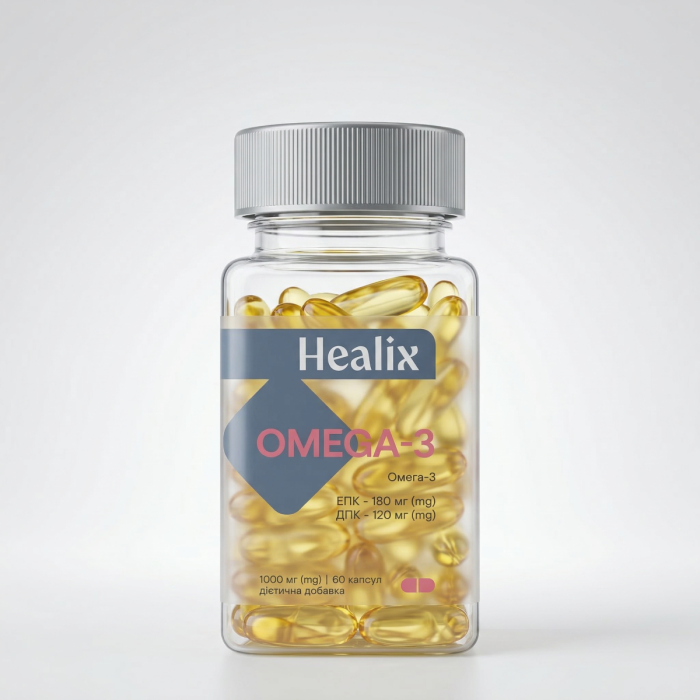 Healix (Хелікс) Омега-3 1000 мкг капсули №60