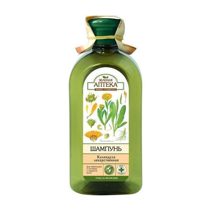 Шампунь Зеленая Аптека Календула лекарственная и розмариновое масло 350 мл
