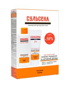 Набор Сульсена №2 Шампунь-пилинг + Паста 2%, 150 мл + 75 мл фото