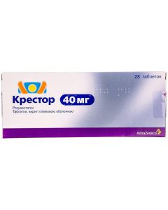 Крестор 40 мг таблетки №28 в Киеве : цены, характеристики.