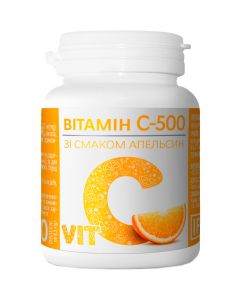 Вітамін С-500 зі смаком апельсина таблетки №30 в місті Чернівці : ціни, характеристика. 