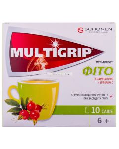 Мультигрип Фіто з шипшиною саше №10 в місті Вишневе : ціни, характеристика. 
