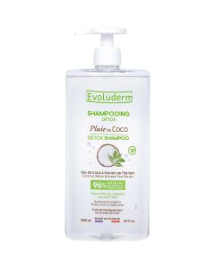 Шампунь Evoluderm (Еволюдерм) для всіх типів волосся детокс з водою кокоса 1000 мл  замовити
