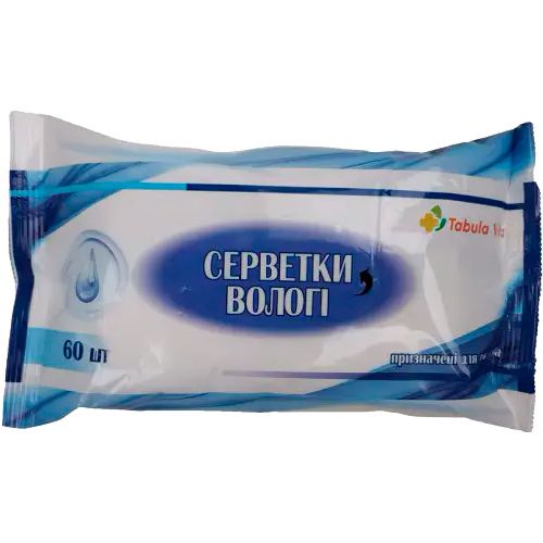 Влажные салфетки Tabula Vita антибактериальные, 60 шт. в городе Вышгород : цены, характеристики.  - фото №1 Влажные салфетки Tabula Vita антибактериальные, 60 шт. в городе Вышгород : цены, характеристики.