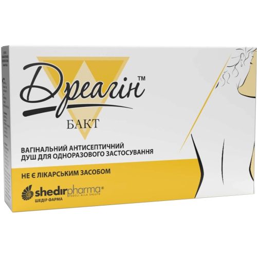 Дреагін Бакт розчин вагінальний душ по 100 мл пляшечки №5 в місті Рахів : ціни, характеристика.  - фото №1 Дреагін Бакт розчин вагінальний душ по 100 мл пляшечки №5 в місті Рахів : ціни, характеристика.