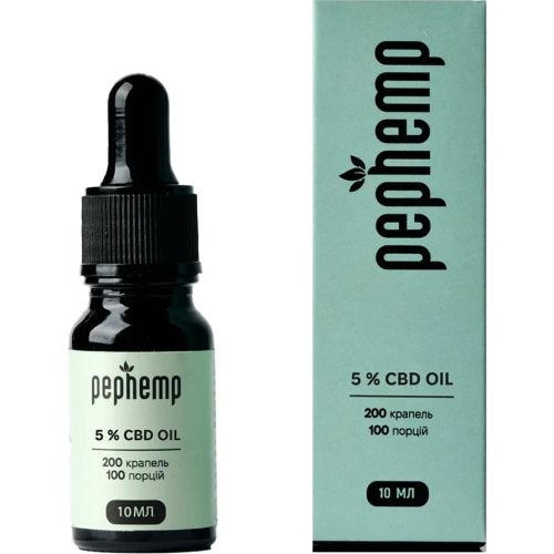 Pephemp Олія 5% СBD Isolate з нейтральним смаком 10 мл в місті Прилуки : ціни, характеристика. - фото №1 Pephemp Олія 5% СBD Isolate з нейтральним смаком 10 мл в місті Прилуки : ціни, характеристика.