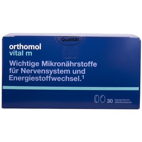 Orthomol (Ортомол) Vital M (для чоловіків) 30 днів таблетки №30 в місті Первомайськ : ціни, характеристика. - фото №1 Orthomol (Ортомол) Vital M (для чоловіків) 30 днів таблетки №30 в місті Первомайськ : ціни, характеристика.