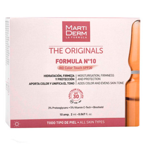 Ампули Martiderm (Мартідерм) Formula №10 HD Color Touch SPF30 10х2мл в місті Хмельницький : ціни, характеристика.  - фото №1 Ампули Martiderm (Мартідерм) Formula №10 HD Color Touch SPF30 10х2мл в місті Хмельницький : ціни, характеристика.