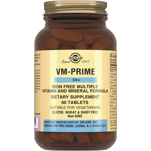 Solgar Витаминно-минеральный комплекс VM-Prime 50+ таблетки №60 в городе Софиевка : цены, характеристики.  - фото №1 Solgar Витаминно-минеральный комплекс VM-Prime 50+ таблетки №60 в городе Софиевка : цены, характеристики.