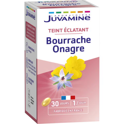 Juvamine (Жувамин) Бораго + вечерняя примула Сияющая кожа капсулы №30 в городе Глобино : цены, характеристики.  - фото №1 Juvamine (Жувамин) Бораго + вечерняя примула Сияющая кожа капсулы №30 в городе Глобино : цены, характеристики.