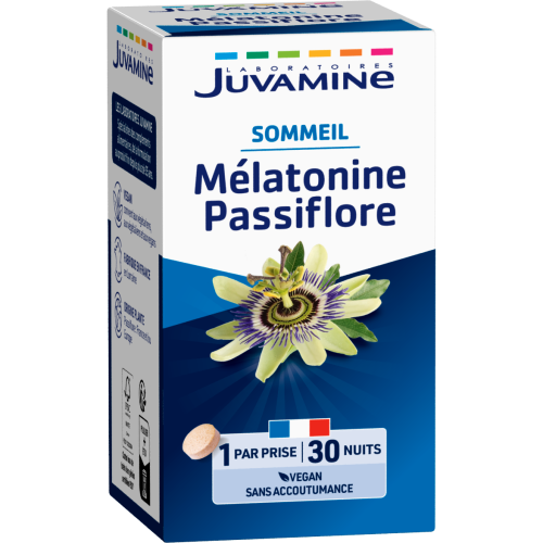 Juvamine (Жувамин) Мелатонин+пассифлора 3 действия для сна таблетки №30 в городе Житомир : цены, характеристики.  - фото №1 Juvamine (Жувамин) Мелатонин+пассифлора 3 действия для сна таблетки №30 в городе Житомир : цены, характеристики.