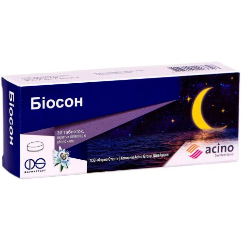 Біосон таблетки №30   в місті Глобине : ціни, характеристика.  - фото №1 Біосон таблетки №30   в місті Глобине : ціни, характеристика.
