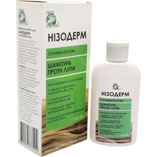 Шампунь Низодерм с климбазолом против перхоти, 100 мл в городе Вышгород : цены, характеристики.  - фото №1 Шампунь Низодерм с климбазолом против перхоти, 100 мл в городе Вышгород : цены, характеристики.