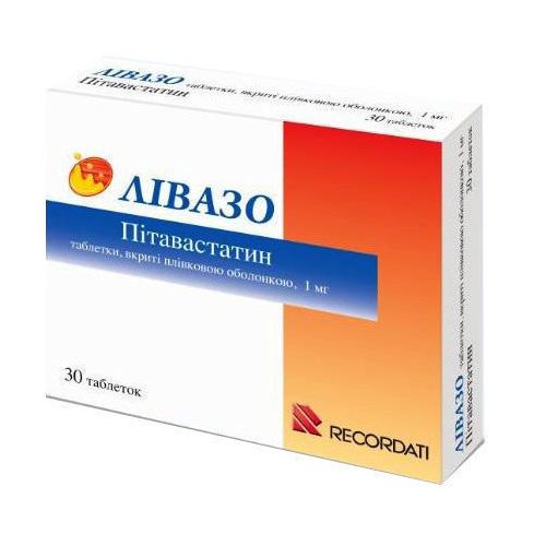 Лівазо 1 мг таблетки №30 в місті Глобине : ціни, характеристика.  - фото №1 Лівазо 1 мг таблетки №30 в місті Глобине : ціни, характеристика.