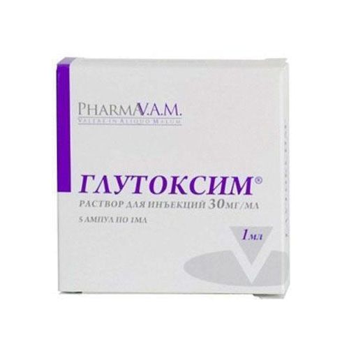 Глутоксим 3% раствор для инъекций 1 мл ампулы №5 в городе Канев : цены, характеристики.  - фото №1 Глутоксим 3% раствор для инъекций 1 мл ампулы №5 в городе Канев : цены, характеристики.