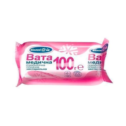 Вата Белоснежка Ролик медицинская нестерильная 100 г  в городе Луцк : цены, характеристики.  - фото №1 Вата Белоснежка Ролик медицинская нестерильная 100 г  в городе Луцк : цены, характеристики.