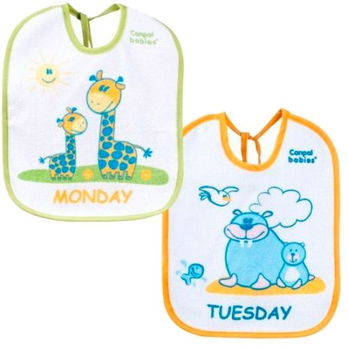 Слюнявчик Canpol babies хлопково-цератковый, в ассортименте, 7 шт.  в городе Глобино : цены, характеристики.  - фото №1 Слюнявчик Canpol babies хлопково-цератковый, в ассортименте, 7 шт.  в городе Глобино : цены, характеристики.