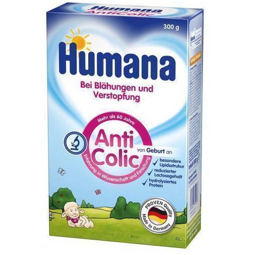 Суміш молочна Humana Антиколік з LC PUFA та пребіотиками 300 г  в місті Запоріжжя : ціни, характеристика.  - фото №1 Суміш молочна Humana Антиколік з LC PUFA та пребіотиками 300 г  в місті Запоріжжя : ціни, характеристика.