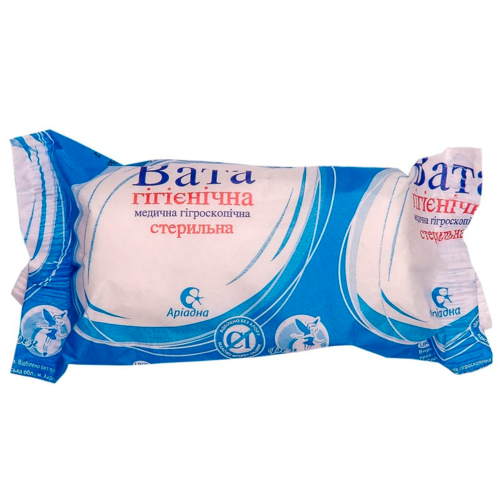 Вата стерильна ролик 50 г в аптеці - фото №1 Вата стерильна ролик 50 г в аптеці