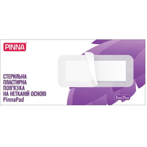 Повязка пластырная PinnaPad на нетканой основе, стерильная 9 см х 25 см №1 в городе Софиевка : цены, характеристики.  - фото №1 Повязка пластырная PinnaPad на нетканой основе, стерильная 9 см х 25 см №1 в городе Софиевка : цены, характеристики.