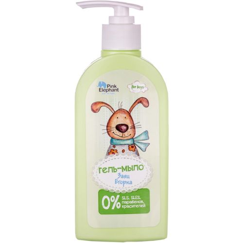 Гель-мило Pink Elephant Заєць Єгорка дитяче, 250 мл в місті Канів : ціни, характеристика.  - фото №1 Гель-мило Pink Elephant Заєць Єгорка дитяче, 250 мл в місті Канів : ціни, характеристика.