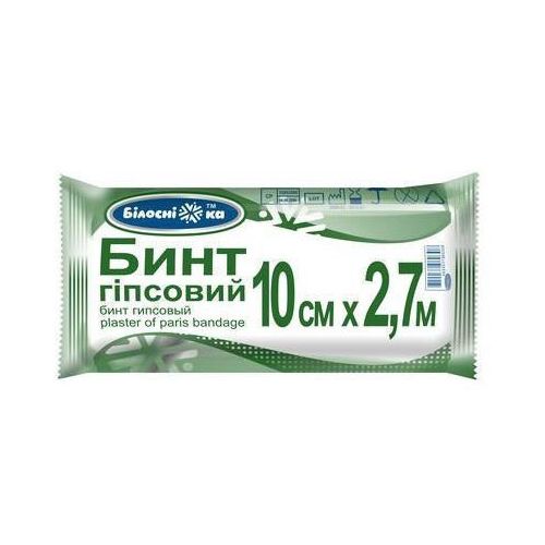 Бинт гіпсовий Білосніжка 2,7 м х 10 см в місті Канів : ціни, характеристика.  - фото №1 Бинт гіпсовий Білосніжка 2,7 м х 10 см в місті Канів : ціни, характеристика.