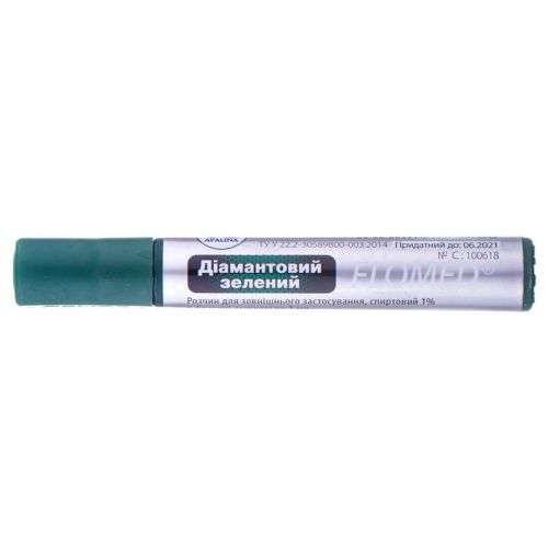 Діамантовий зелений 1% розчин 3 мл в Дніпрі : ціни, характеристика.  - фото №1 Діамантовий зелений 1% розчин 3 мл в Дніпрі : ціни, характеристика.