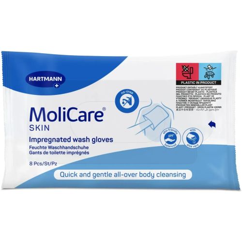 Перчатки MoliCare Skin влажные для мойки всего тела, 8 шт. в городе Глобино : цены, характеристики.  - фото №1 Перчатки MoliCare Skin влажные для мойки всего тела, 8 шт. в городе Глобино : цены, характеристики.