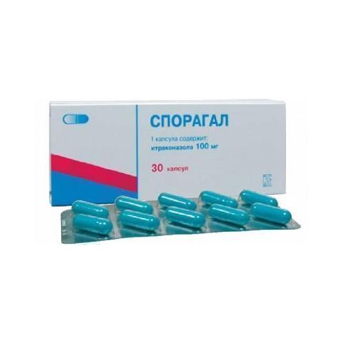 Спорагал 100 мг капсули №10 в місті Павлоград : ціни, характеристика. - фото №1 Спорагал 100 мг капсули №10 в місті Павлоград : ціни, характеристика.