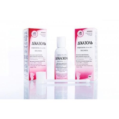 Деказоль 52 мг/60 г аерозоль 60 г купити - фото №1 Деказоль 52 мг/60 г аерозоль 60 г купити
