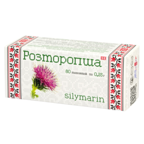 Розторопша 0,25 мг таблетки №80 в місті Софіївка : ціни, характеристика.  - фото №1 Розторопша 0,25 мг таблетки №80 в місті Софіївка : ціни, характеристика.