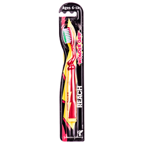 Зубна щітка Reach Wonder Grip дитяча 6-12 років в Дніпрі : ціни, характеристика.  - фото №1 Зубна щітка Reach Wonder Grip дитяча 6-12 років в Дніпрі : ціни, характеристика.