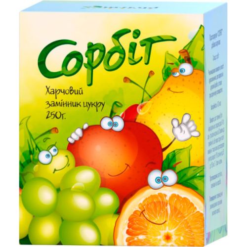 Сорбіт порошок, 250 г в аптеці - фото №1 Сорбіт порошок, 250 г в аптеці