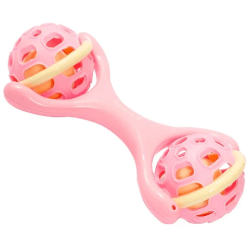 Игрушка-погремушка Lindo Розовая гантелька Б332 в городе Вышгород : цены, характеристики.  - фото №1 Игрушка-погремушка Lindo Розовая гантелька Б332 в городе Вышгород : цены, характеристики.