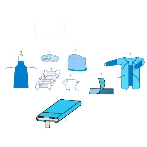 Комплект Славна одягу та покриттів операційних для кардіологічних операцій (стентування) №22 в місті Канів : ціни, характеристика.  - фото №1 Комплект Славна одягу та покриттів операційних для кардіологічних операцій (стентування) №22 в місті Канів : ціни, характеристика.